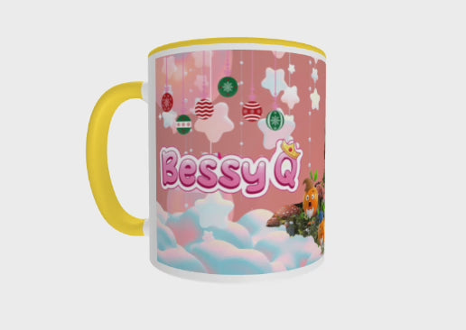 Christmas Mug with Bessy Q (Multi-Color - *Limited Edition)